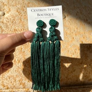 Forest green EARRINGS